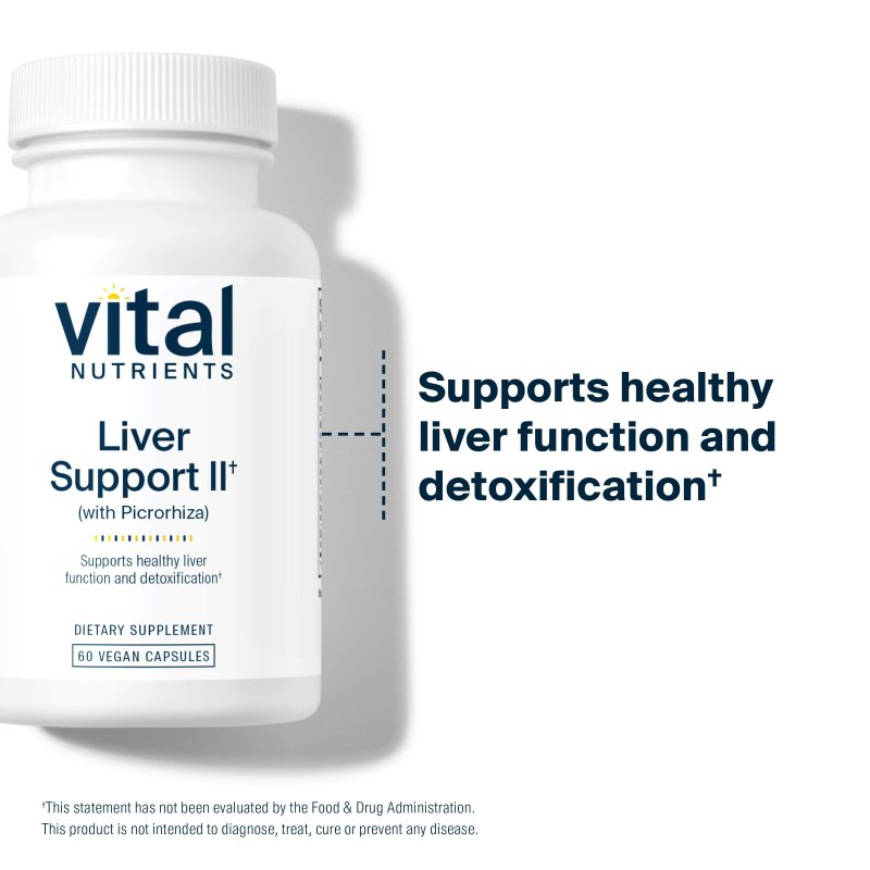 VITAL NUTRIENTS LIVER SUPPORT II CAPSULES - 60 COUNT