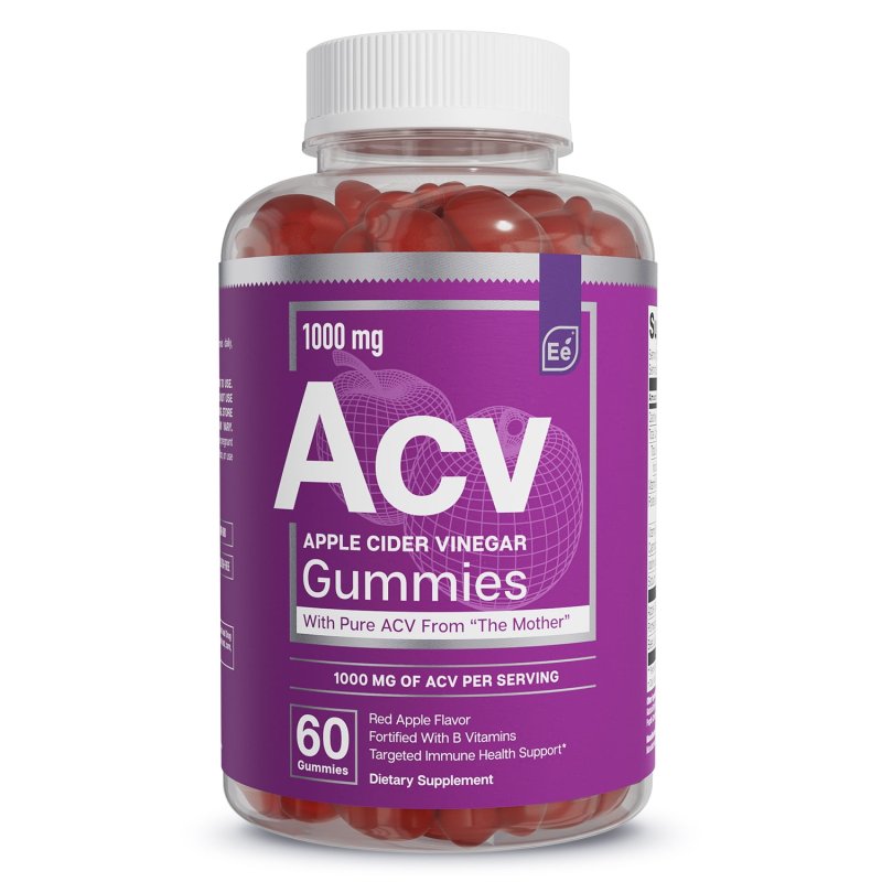 ESSENTIAL ELEMENTS-APPLE CIDER VINEGAR GUMMIES SUPPLEMENT, 60 COUNT - ESSENTIAL ELEMENTS