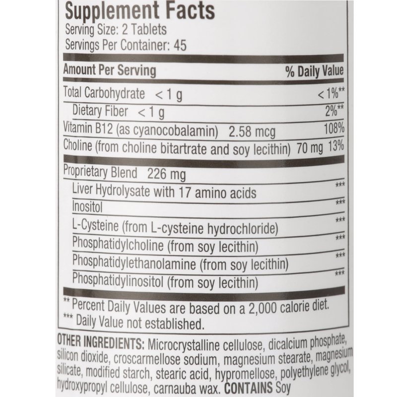 LIVERITE LIVER AID TABLETS, VALUE SIZE, 90 COUNT - SUPPORT LIVER HEALTH