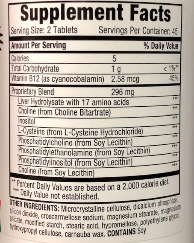 LIVERITE LIVER AID TABLETS, VALUE SIZE, 90 COUNT - SUPPORT LIVER HEALTH