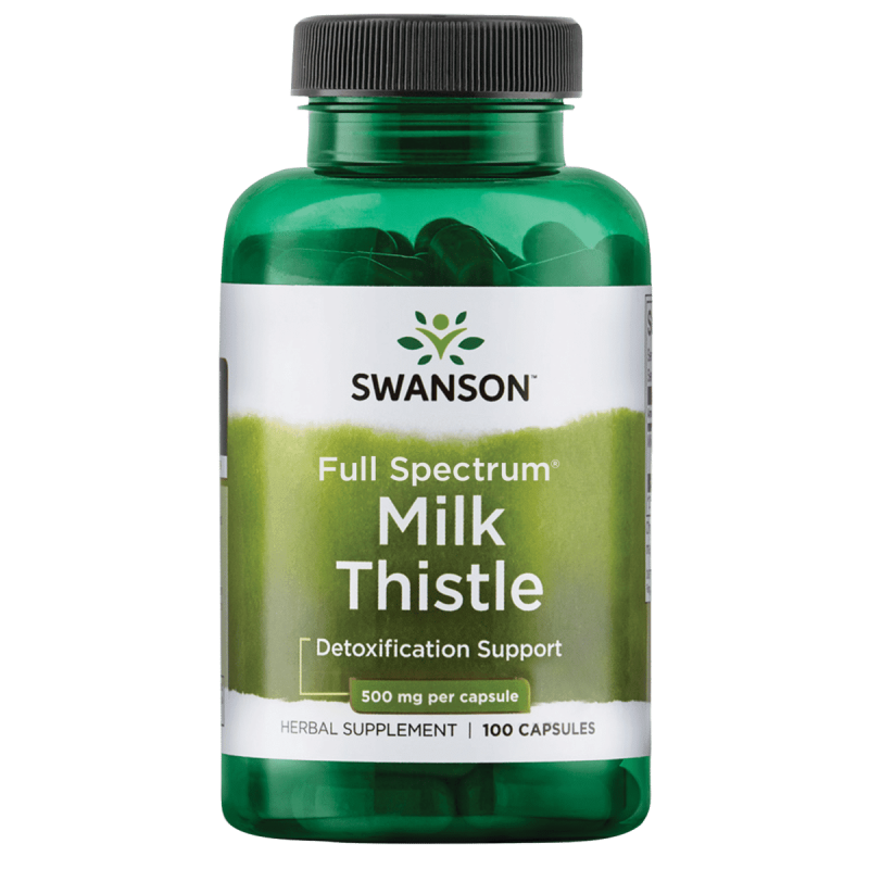 SWANSON PREMIUM ORGANIC MILK THISTLE CAPSULES FOR LIVER HEALTH, 500MG, 100CT