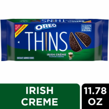 OREO THINS IRISH CREME CHOCOLATE SANDWICH COOKIES 11.78 OZ - VARIES IN PACKAGING