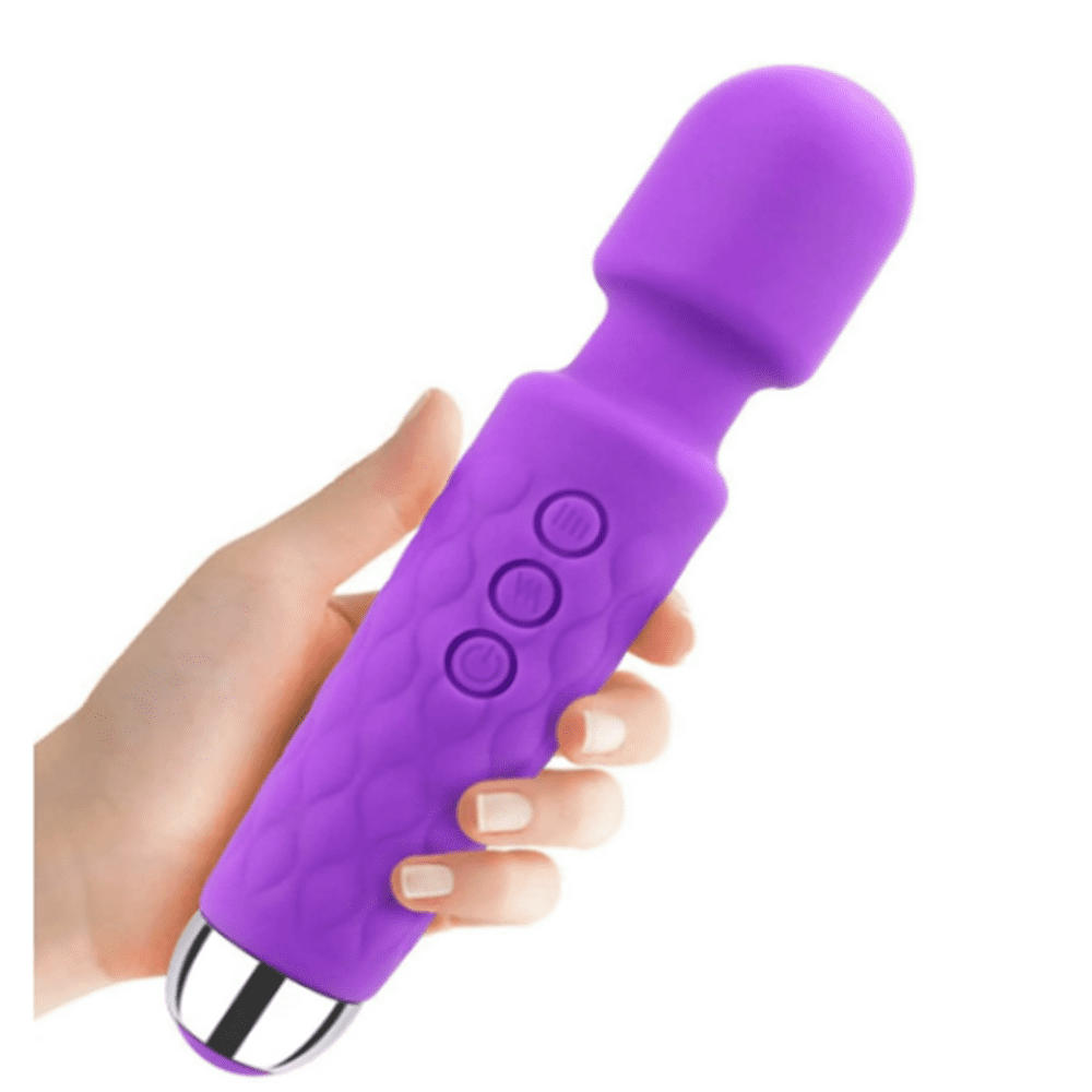CORDLESS DEEP TISSUE PERCUSSION MASSAGER FOR PAIN RELIEF, PURPLE