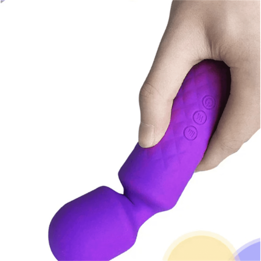 CORDLESS DEEP TISSUE PERCUSSION MASSAGER FOR PAIN RELIEF, PURPLE