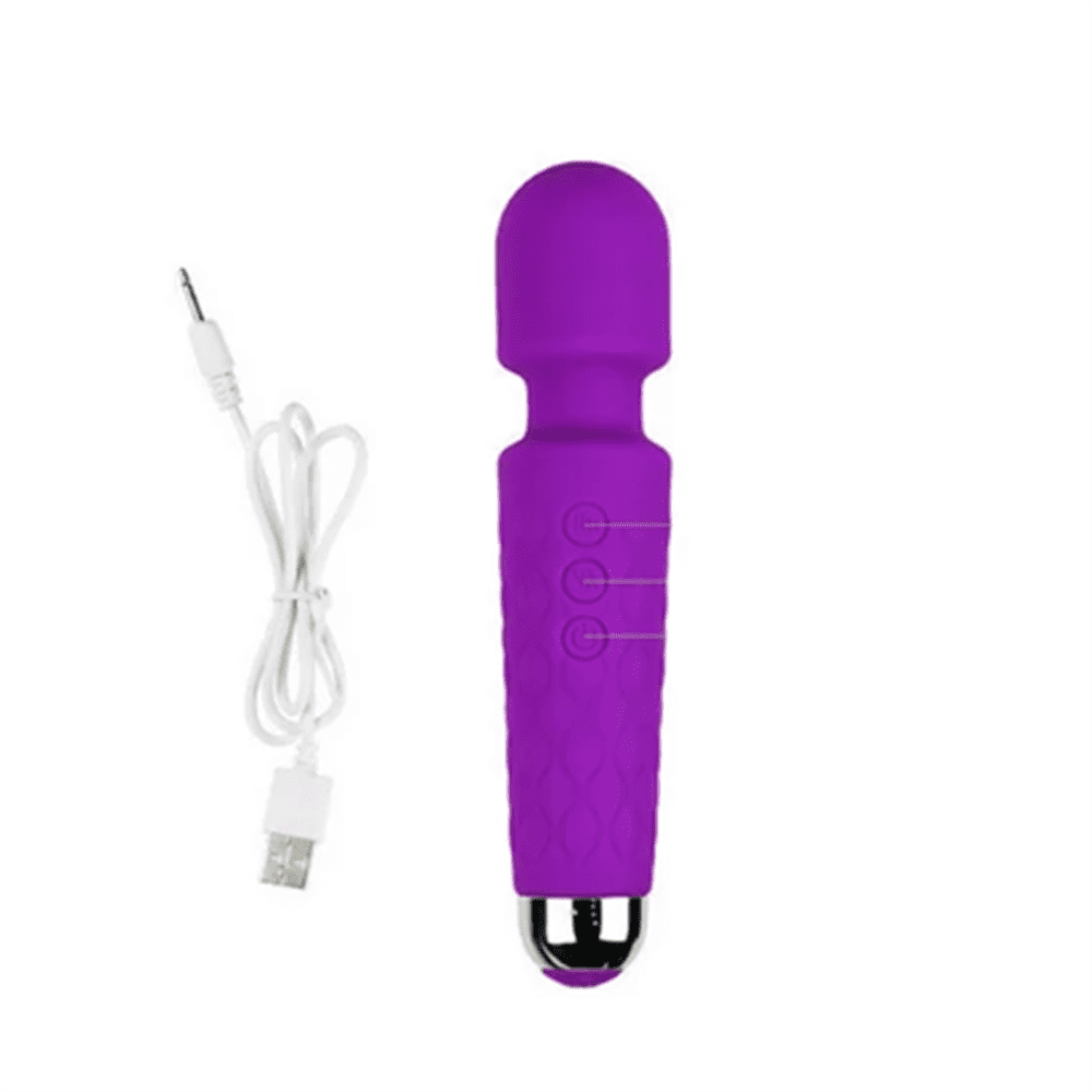 CORDLESS DEEP TISSUE PERCUSSION MASSAGER FOR PAIN RELIEF, PURPLE