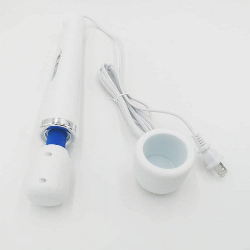 YAYUN WHITE HANDHELD ELECTRIC BACK MASSAGER FOR SPORTS RECOVERY AND PAIN RELIEF