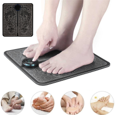 DERCLIVE PORTABLE EMS ELECTRIC FOOT MASSAGER MAT PAD USB LCD RECHARGEABLE - 6 MODES, 9 INTENSITY LEVELS - LEG RESHAPING FOR MEN WOMEN