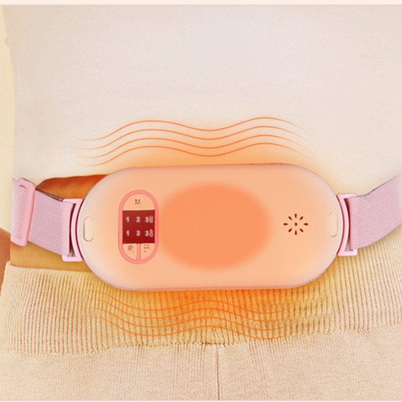 QOCOLHG QPORTABLE MENSTRUAL HEATING PAD WAIST BELT - FAST HEAT, 3 LEVELS & MODES, BACK BELLY PAIN RELIEF