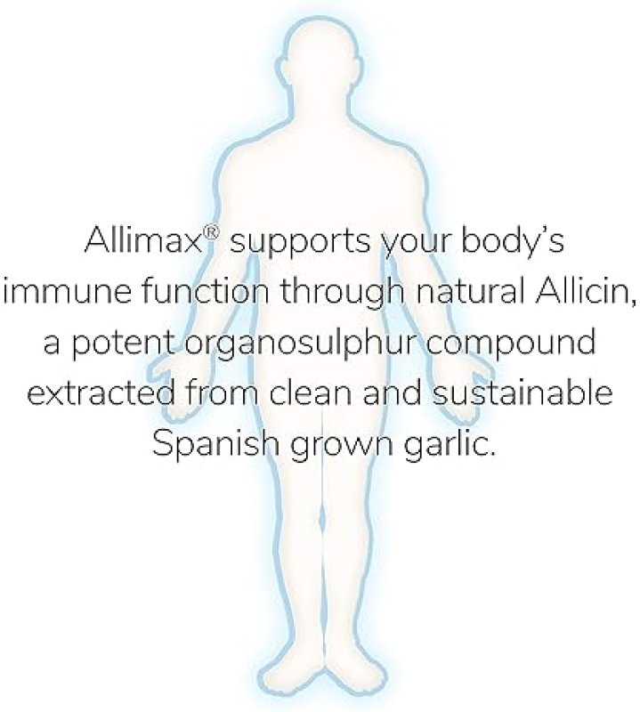 ALLIMAX PRO 450MG ALLICIN GARLIC SUPPLEMENT - IMMUNE SUPPORT PROFESSIONAL STRENGTH