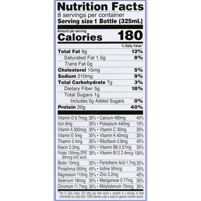 SLIMFAST HIGH PROTEIN SHAKE, RICH CHOCOLATE, 11 FL OZ BOTTLE, 8 PACK - ENERGY BOOST