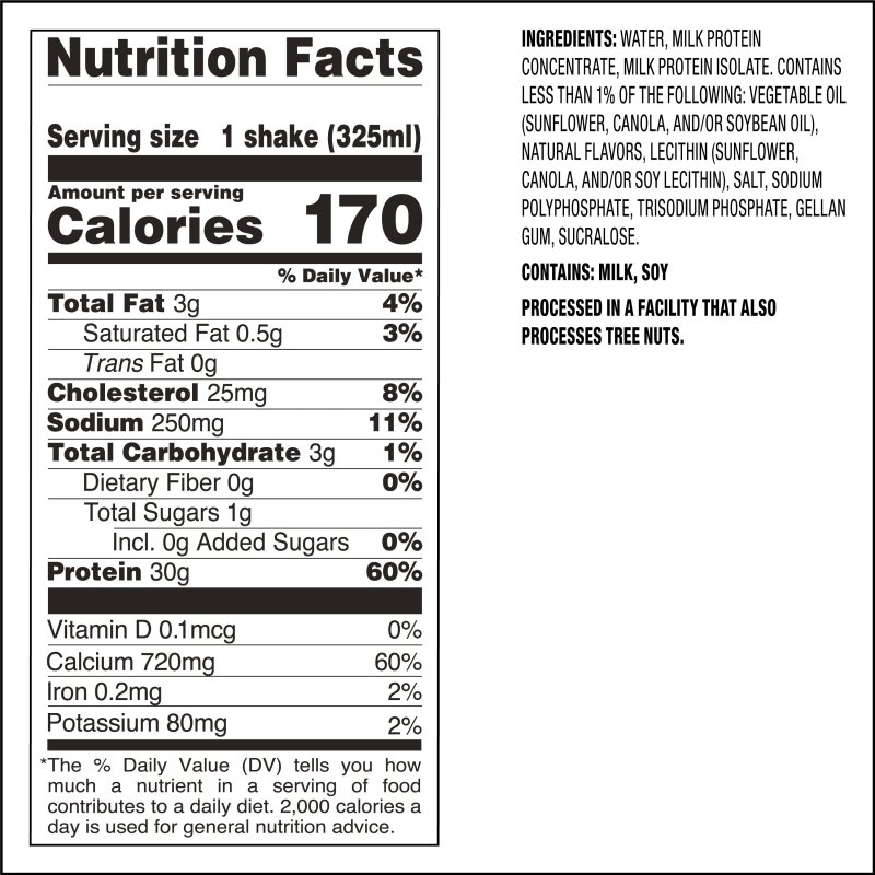 QUEST NUTRITION VANILLA PROTEIN SHAKE, 30G PROTEIN, LOW CARB, GLUTEN-FREE, 4-PACK