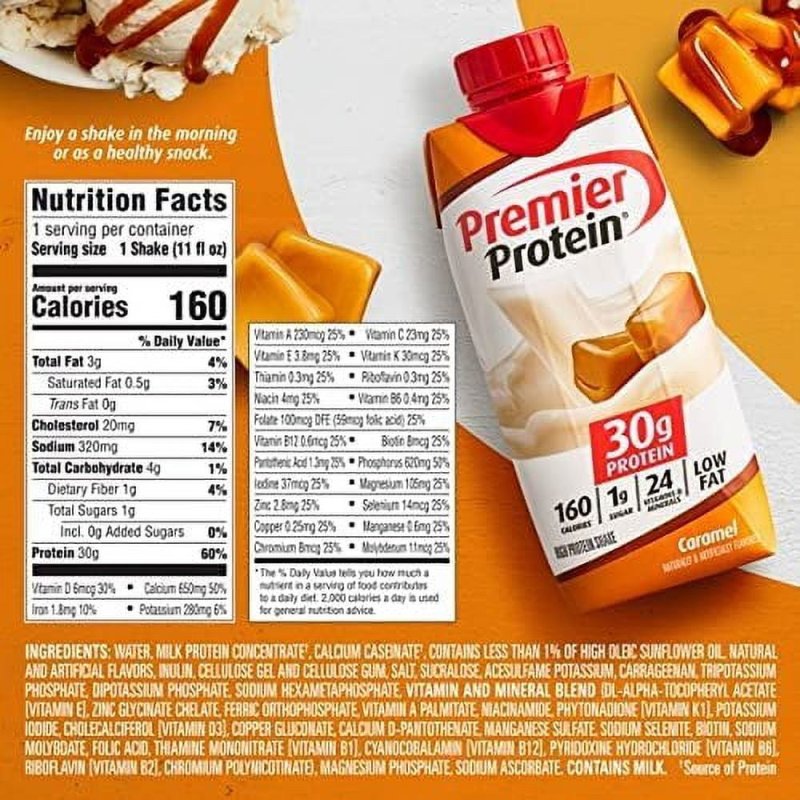 PREMIER PROTEIN HIGH PROTEIN SHAKES VARIETY PACK - 10 FLAVORS, 20 PACK - 11 FL. OZ EACH