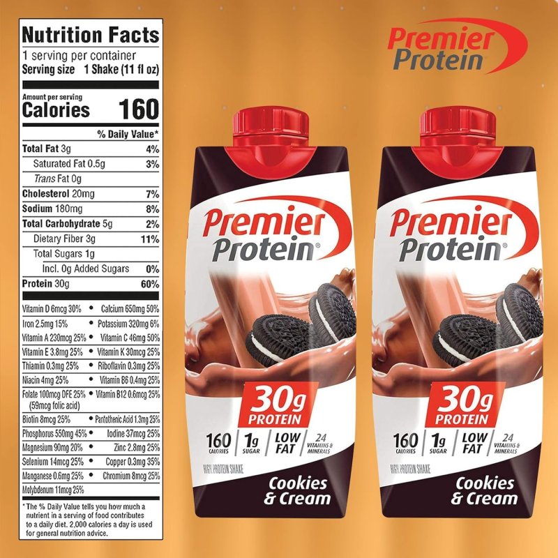 PREMIER PROTEIN HIGH PROTEIN SHAKES VARIETY PACK - 10 FLAVORS, 20 PACK - 11 FL. OZ EACH