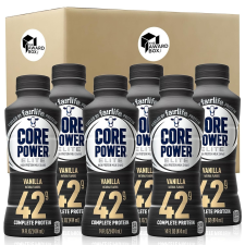 FAILRLIFE VANILLA HIGH PROTEIN SHAKES 42G 14OZ X 6 BOTTLES IN AWARD BOX PACKAGING