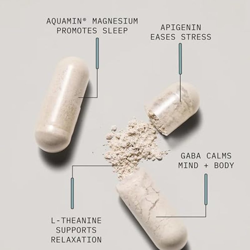 ALO YOGA SWEET SLEEP CAPSULES | AQUAMIN® MAGNESIUM, GABA & L-THEANINE | RESTFUL SLEEP SUPPORT