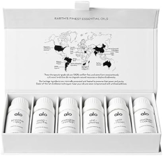 ALO ESSENTIAL OILS COLLECTION: 6 MOOD-TRANSFORMING SCENTS FOR RELAXATION, ENERGY, FOCUS (6 X 10ML)