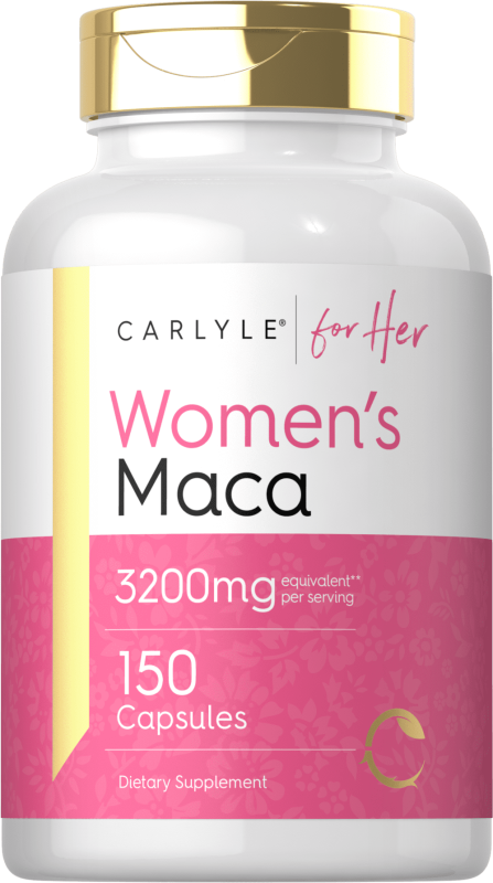 CARLYLE ROOT CAPSULES 3200MG 150 COUNT FOR WOMEN NON-GMO GLUTEN FREE SUPPLEMENT