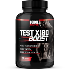 FORCE FACTOR TEST X180 BOOST: PRE-WORKOUT TESTOSTERONE BOOSTER, 120 TABLETS