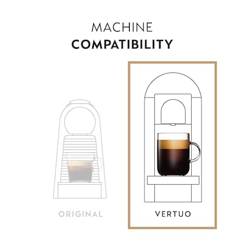 NESPRESSO VERTUO BARISTA FLAVORED PACK, 30 COUNT MEDIUM ROAST COFFEE PODS, 7.8OZ