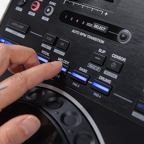 PIONEER DJ DDJ-REV5 4-DECK CONTROLLER WITH STEM SEPARATION - TOP DJ GEAR
