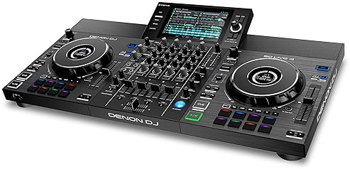 DENON DJ SC LIVE 4 STANDALONE DJ CONTROLLER | STEM SEPARATION | WI-FI STREAMING | BUILT-IN SPEAKERS