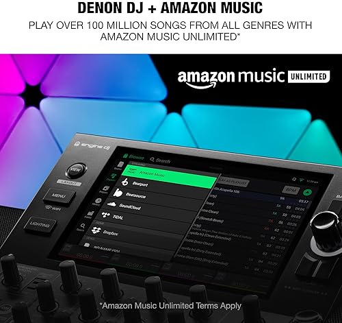 DENON DJ SC LIVE 4 STANDALONE DJ CONTROLLER | STEM SEPARATION | WI-FI STREAMING | BUILT-IN SPEAKERS