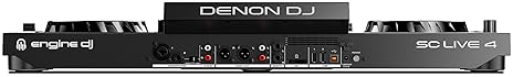 DENON DJ SC LIVE 4 STANDALONE DJ CONTROLLER | STEM SEPARATION | WI-FI STREAMING | BUILT-IN SPEAKERS