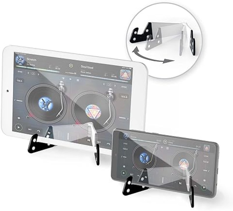 HERCULES DJCONTROL MIX WIRELESS DJ CONTROLLER FOR SMARTPHONES - DJAY APP - 2 DECKS, WHITE