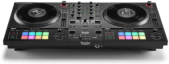 HERCULES DJCONTROL INPULSE T7 MOTORIZED DJ CONTROLLER WITH STEMS CONTROL, SERATO & DJUCED