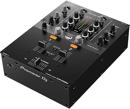 PIONEER DJM-250MK2 MIXER WITH PLX-500 WHITE TURNTABLES BUNDLE