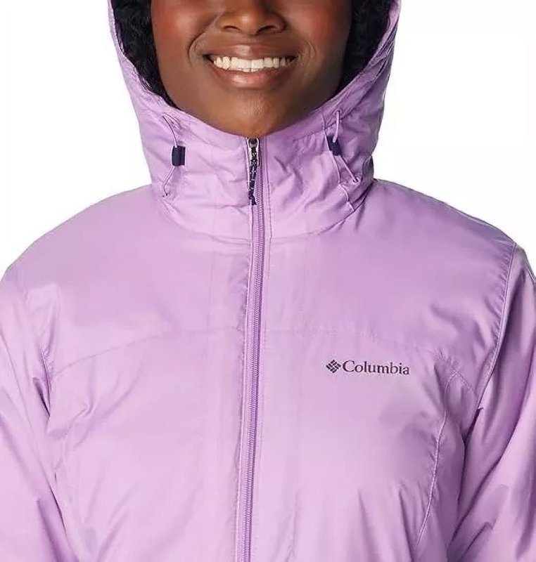 COLUMBIA WOMEN'S SHERPA-LINED SWITCHBACK JACKET, GUMDROP, SIZE 2X