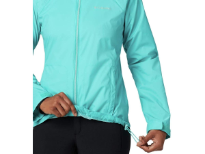 COLUMBIA WOMEN'S SWITCHBACK III PACKABLE HOODED JACKET IN MIAMI - SIZE SMALL