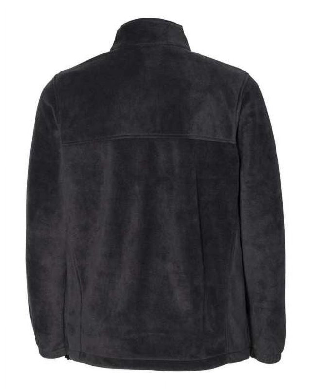 COLUMBIA  MEN'S GRAY LOGO QUARTER-ZIP FLEECE PULLOVER SWEATER - CLASSIC FIT, SIZE L