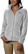 COLUMBIA WOMEN'S BENTON SPRINGS FLEECE JACKET CIRRUS GREY HEATHER SIZE XXL