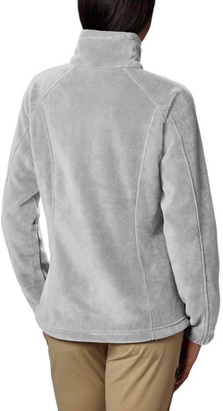 COLUMBIA WOMEN'S BENTON SPRINGS FLEECE JACKET CIRRUS GREY HEATHER SIZE XXL