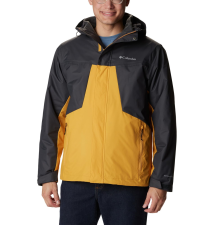 COLUMBIA MEN'S TUNNEL FALLS INTERCHANGE JACKET - RAW HONEY/SHARK (MEDIUM)