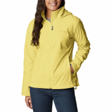 COLUMBIA WOMEN'S SWITCHBACK III PACKABLE HOODED JACKET IN SUN GLOW - SIZE SMALL
