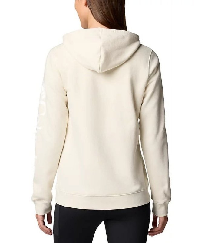 COLUMBIA CHALK WOMEN'S FULL-ZIP HOODIE, CAPE LACEY GRAPHIC DESIGN, SIZE US MEDIUM