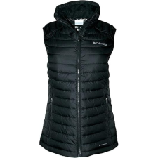 COLUMBIA WOMEN'S WHITE OUT PUFFER INSULATED VEST, SMALL, BLACK