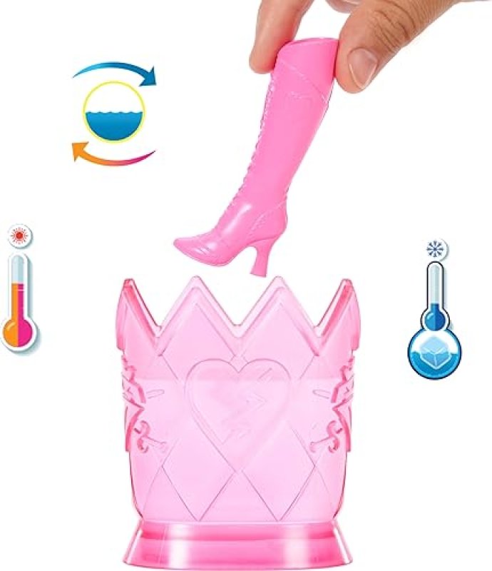 DISNEY DESCENDANTS: RISE OF RED DOLL & PLAYSET WITH SORCERER’S COOKBOOK - BRIDGET, QUEEN OF HEARTS, FIZZ & SLIME
