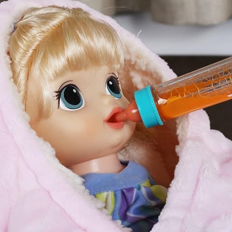 BABY DOLL ACCESSORIES SET WITH DIAPER BAG, MAGIC BOTTLE, CHANGING MAT - PRETEND PLAY GIFT FOR GIRLS