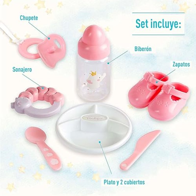 JC TOYS "15-INCH SOFT BODY BABY DOLL WITH OPEN/CLOSE EYES & ACCESSORIES  BERENGUER BOUTIQUE | PINK | AGES 2+"