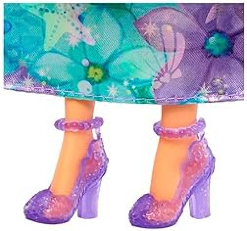 DISNEY PRINCESS ARIEL FASHION DOLL SET WITH 11 SURPRISES & PLAY SCENE