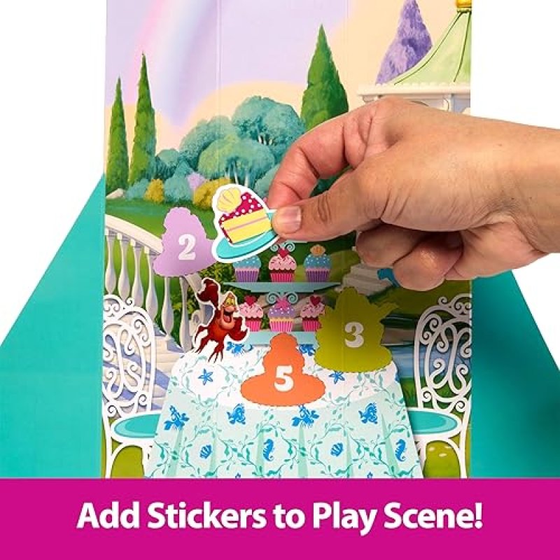 DISNEY PRINCESS ARIEL FASHION DOLL SET WITH 11 SURPRISES & PLAY SCENE