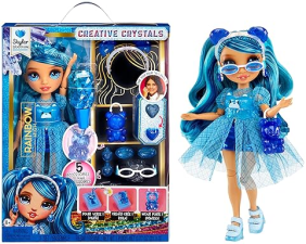RAINBOW HIGH CRYSTAL SKYLER 11" FASHION DOLL - BLUE WITH DIY CRYSTAL ACCESSORY KIT - KIDS GIFT 8+