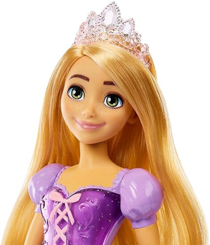 MATTEL DISNEY PRINCESS RAPUNZEL FASHION DOLL WITH BLONDE HAIR & TIARA - TANGLED MOVIE INSPIRED
