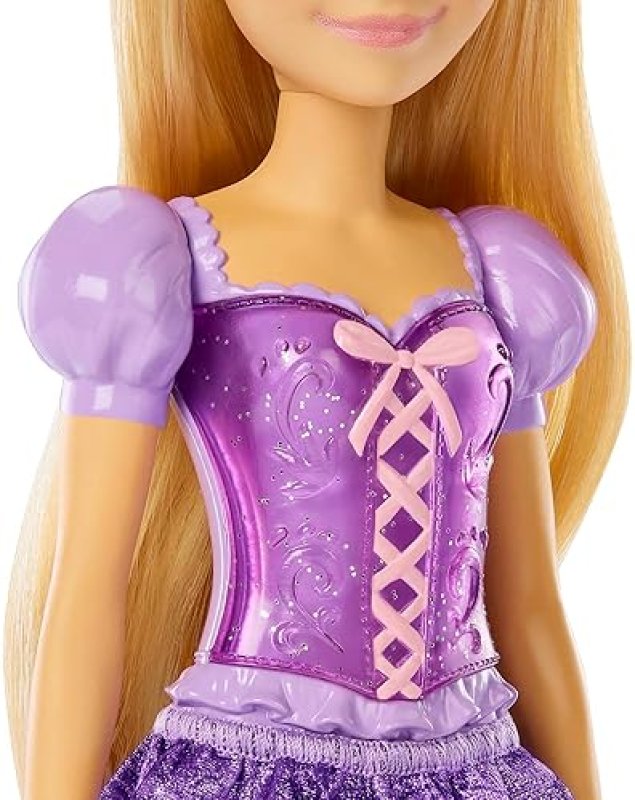 MATTEL DISNEY PRINCESS RAPUNZEL FASHION DOLL WITH BLONDE HAIR & TIARA - TANGLED MOVIE INSPIRED