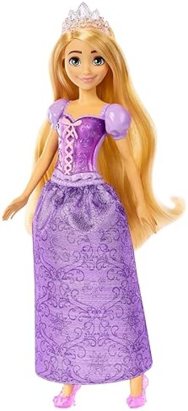 MATTEL DISNEY PRINCESS RAPUNZEL FASHION DOLL WITH BLONDE HAIR & TIARA - TANGLED MOVIE INSPIRED