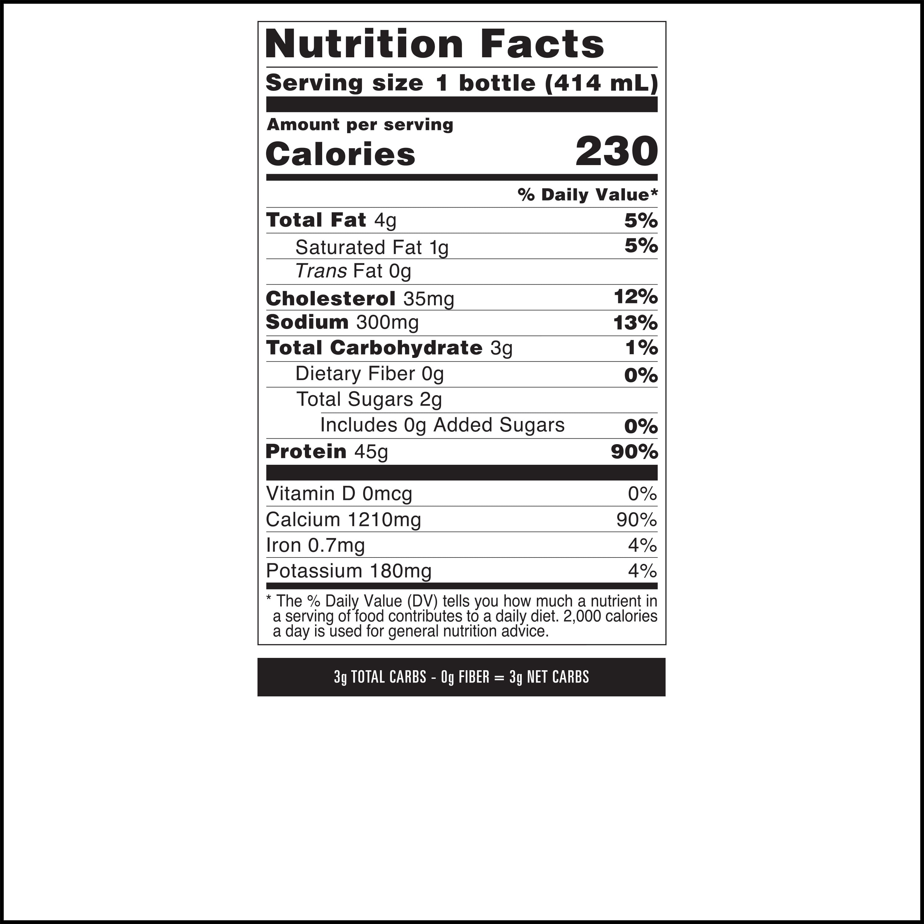 QUEST NUTRITION VANILLA MILKSHAKE READY TO DRINK, 45G HIGH PROTEIN - 4 PACK