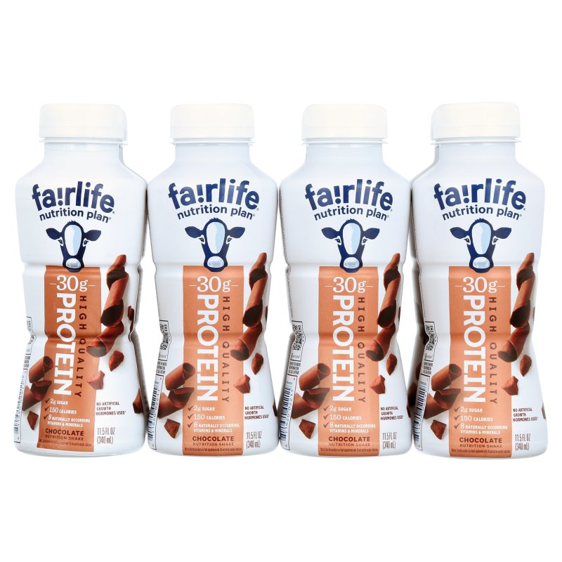 FAIRLIFE NUTRITION PLAN CHOCOLATE PROTEIN SHAKE, 30G, 11.5 FL. OZ (8 PACK)
